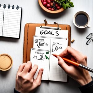 como utilizar diario personal establecer seguir metas